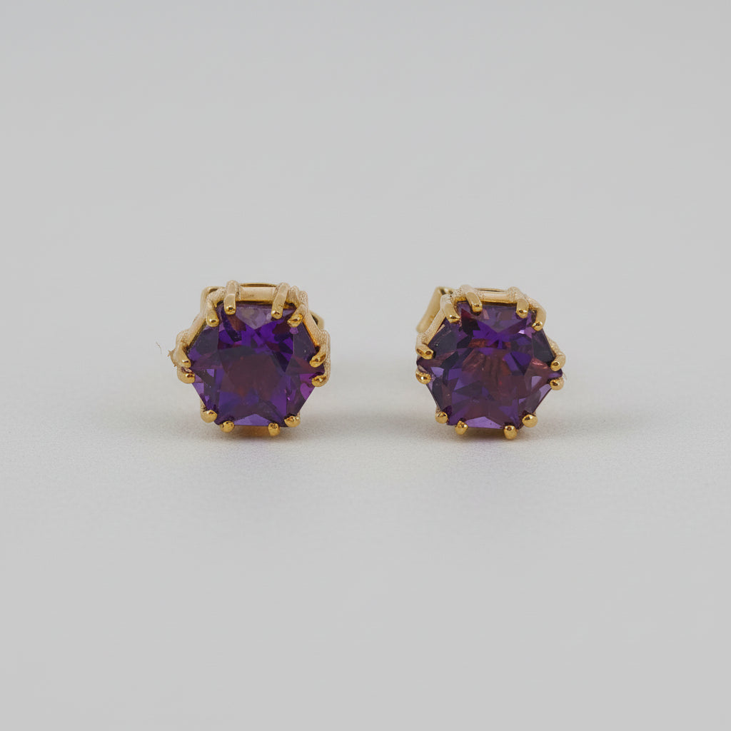 Ohrstecker Gold 585 mit Amethyst