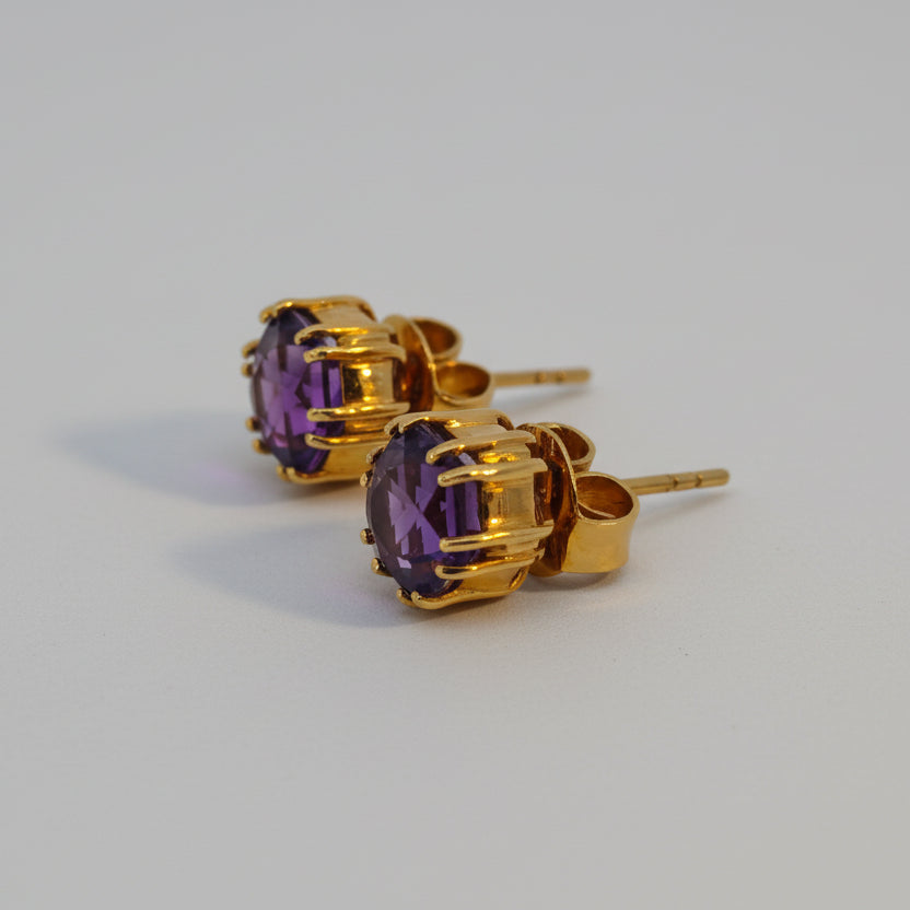 Ohrstecker Gold 585 mit Amethyst