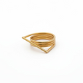 Handgefertigter Ring "Cross The Line"