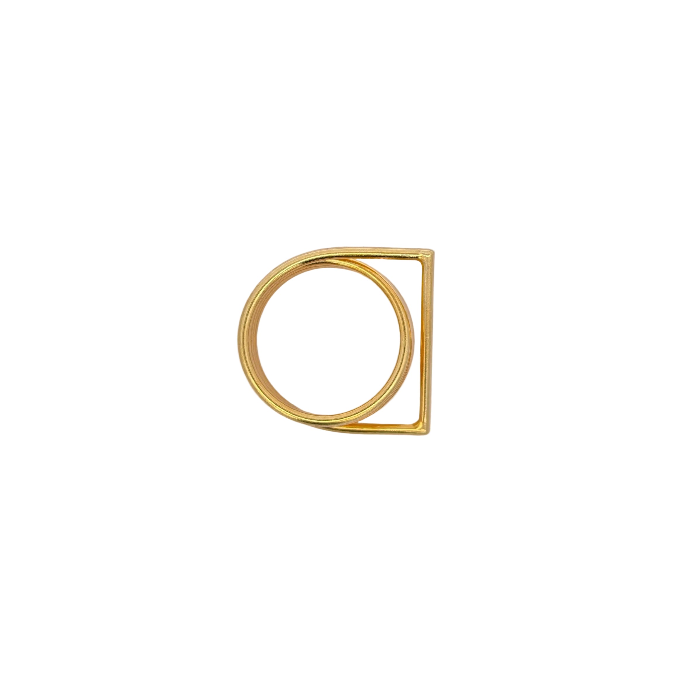 Handgefertigter Ring "Cross The Line"