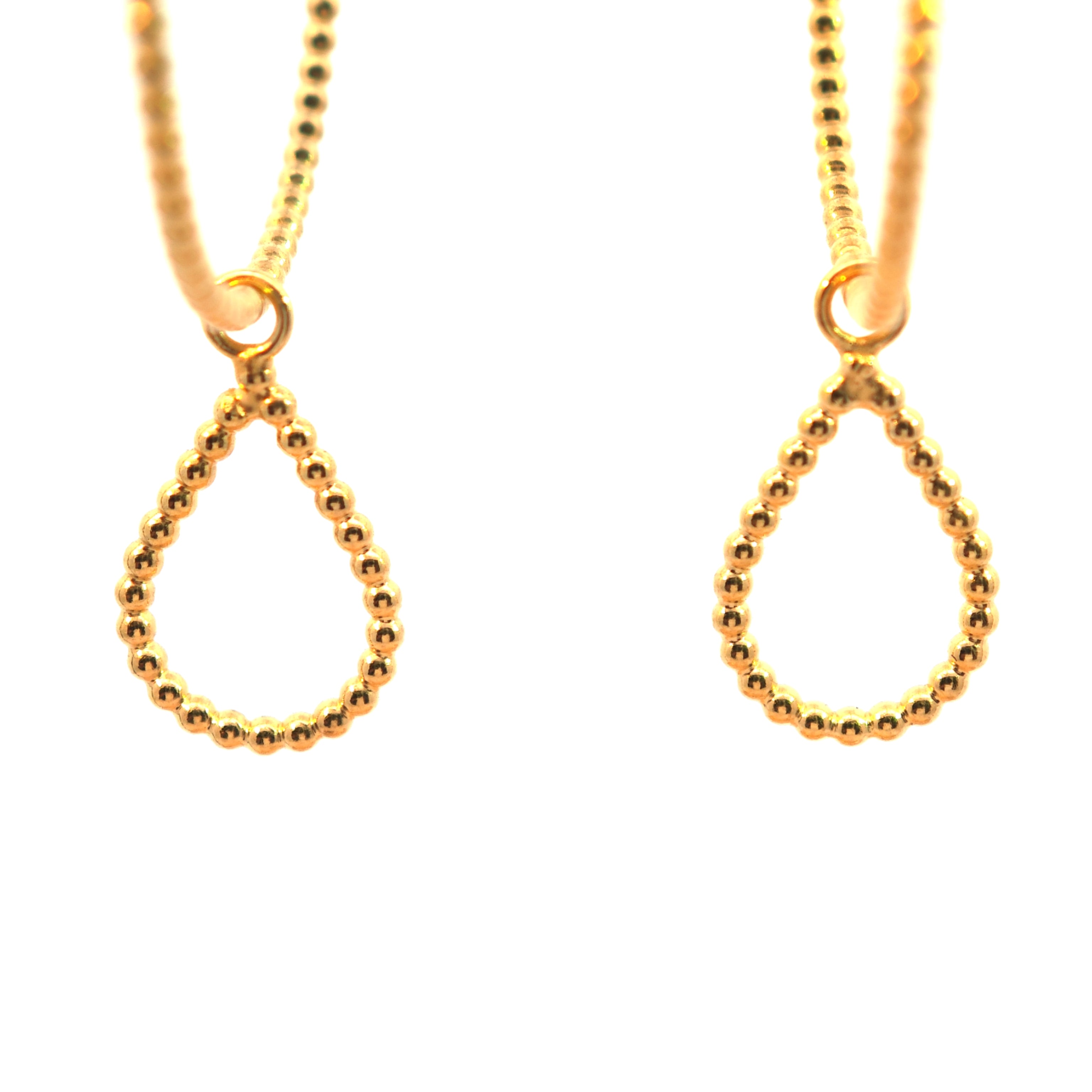 Handgefertigte Creolen "Dotty Drop"