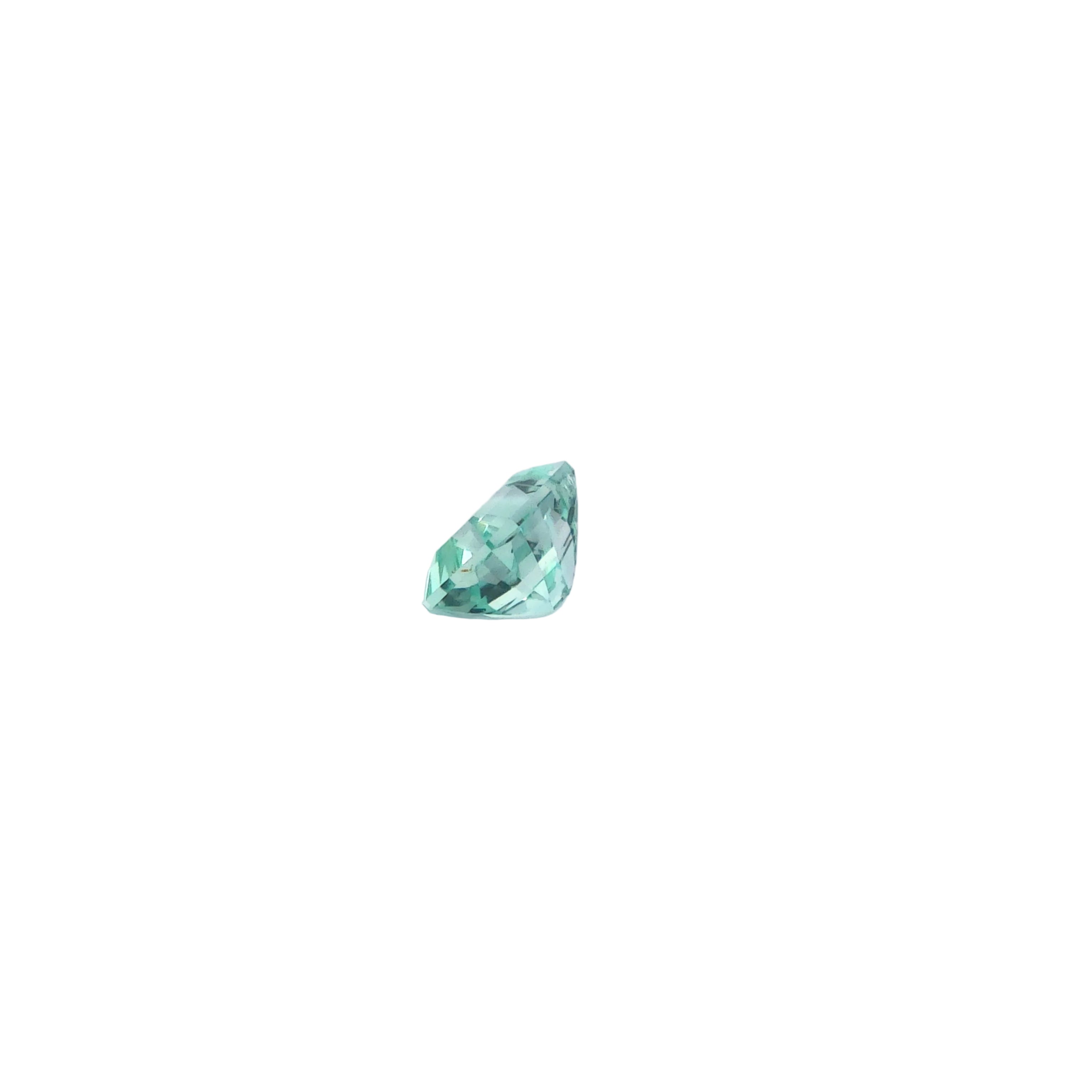 Natürlicher Smaragd in 0,62 Karat, 0.62ct, Seitenansicht 