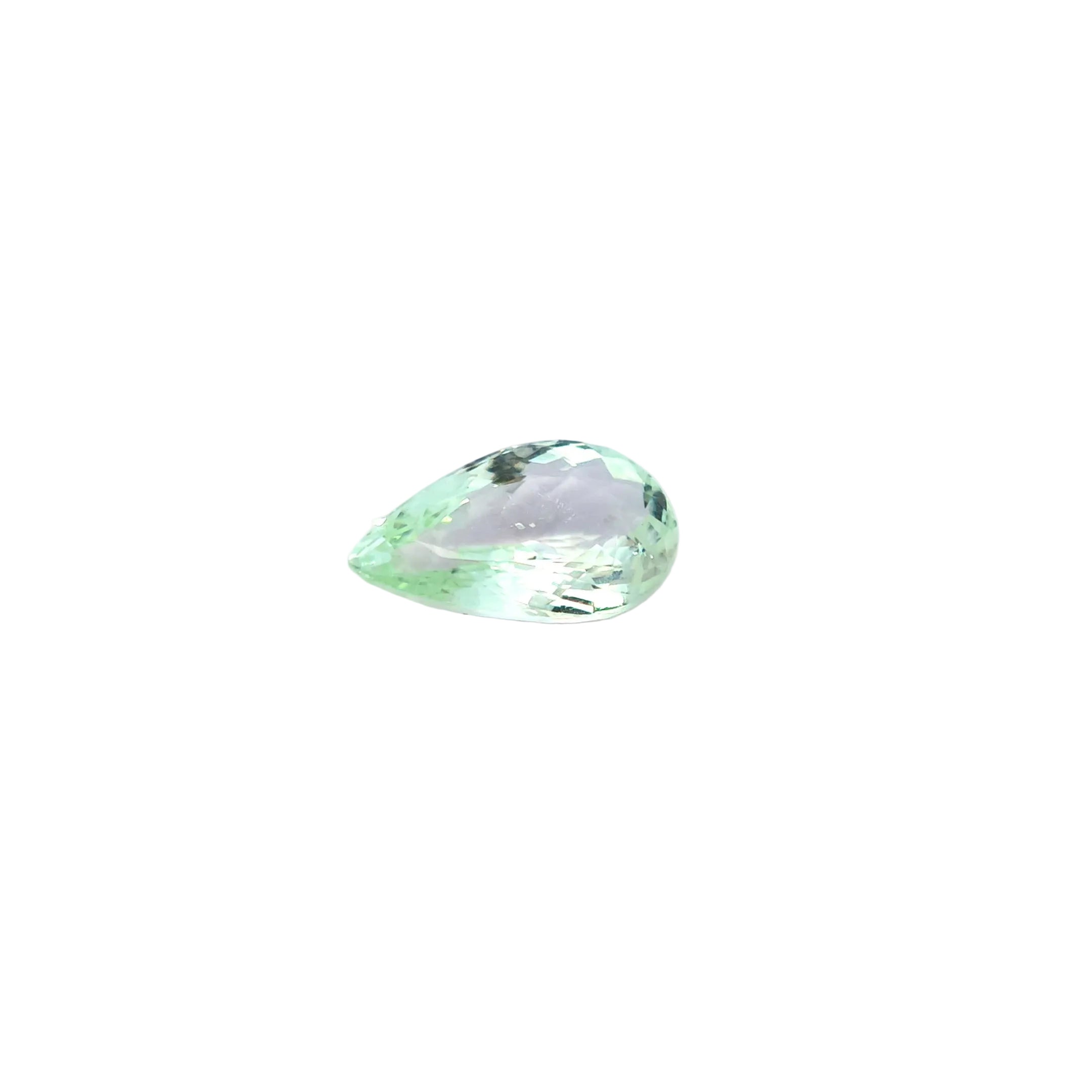 Grüner Paraiba Turmalin in Tropfenschliff mit 2.57ct 2,57 Karat