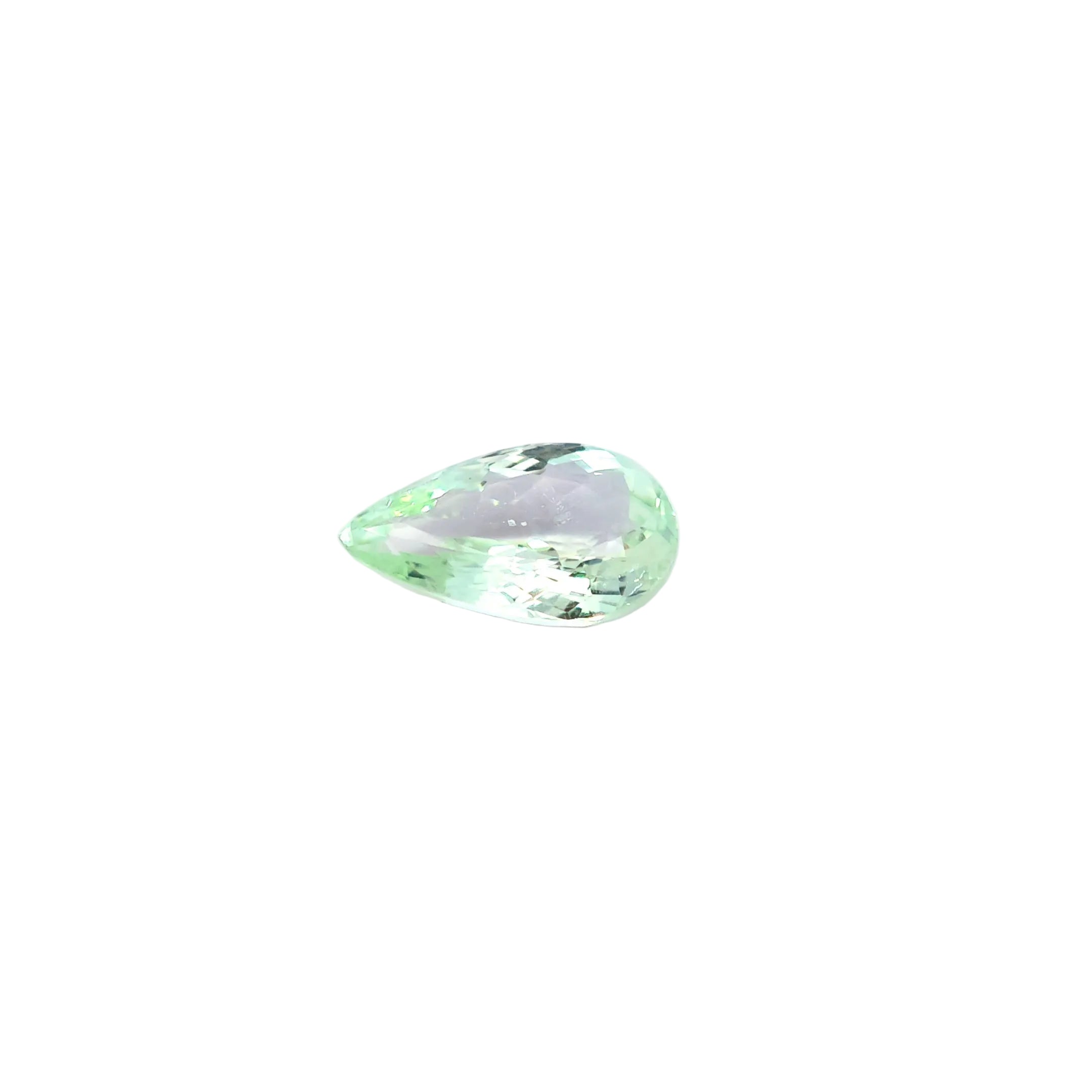 Grüner Paraiba Turmalin in Tropfenschliff mit 2.57ct 2,57 Karat