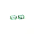 Kalibriertes Paar grüner Turmaline, 4.36ct