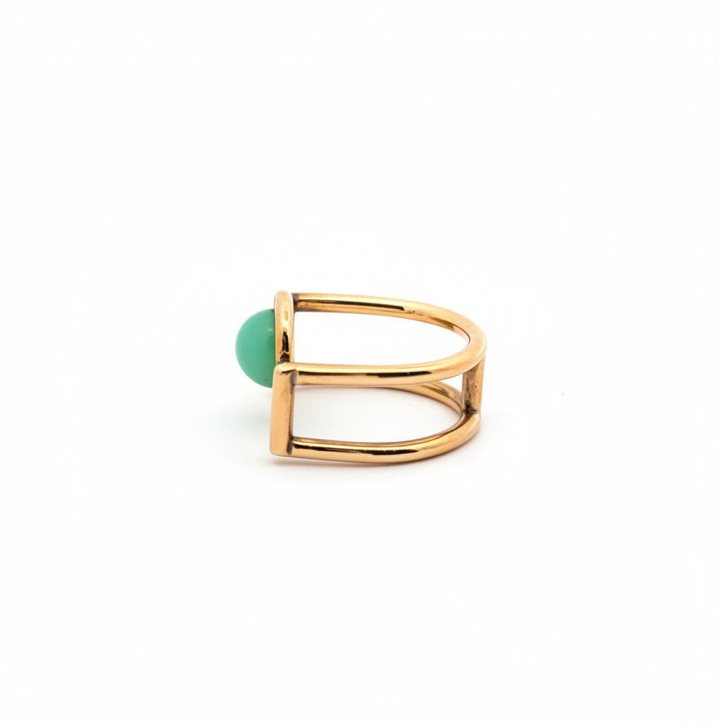Handgemachter Ring "Lagoon"
