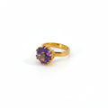 Damenring Gold 585 mit Amethyst