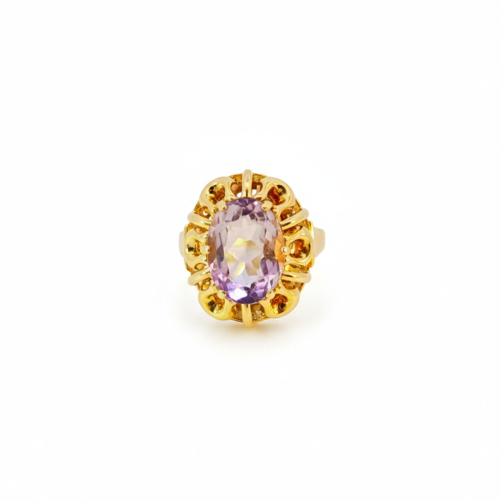 Damenring Gold 585 mit Amethyst