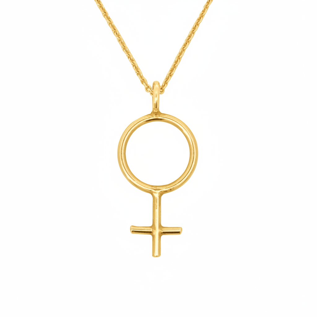 Handgemachter Anhänger "Feminin"