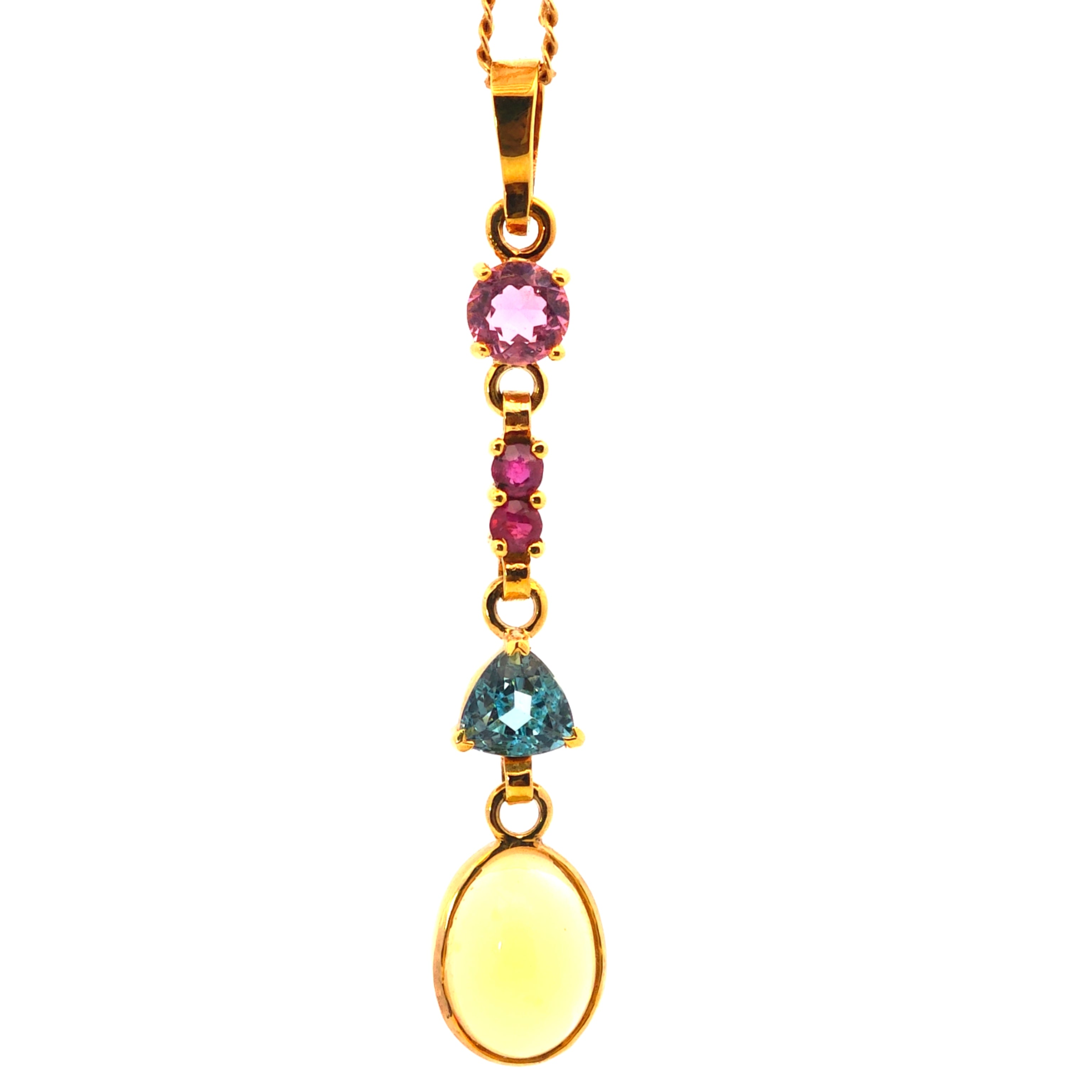 Anhänger Gold 585 mit Opal